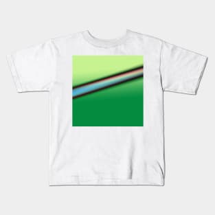 blue green grey texture abstract art Kids T-Shirt